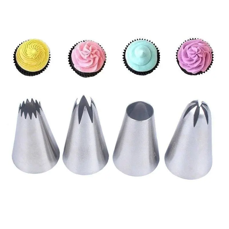 Set von 4 Spritztüllen