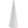 Cone en polystyrene H 25cm sur 10 cm de diamètre