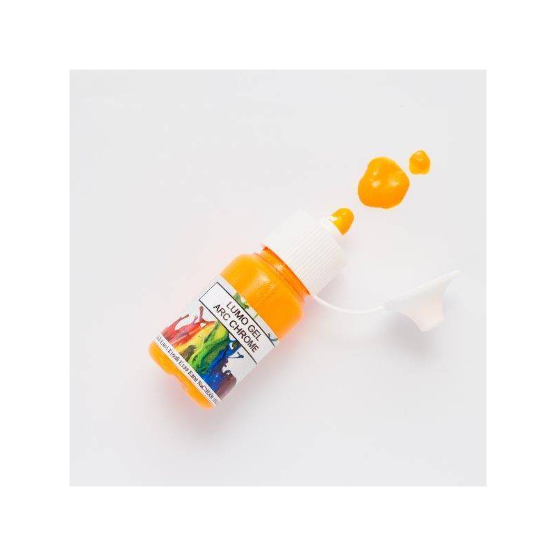 Colorant en gel fluorescent orange Rolkem 15 ml