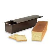 Moules à Pain EAPMGQR - 2 Pièces Acier Inoxydable Antiadhésif | Rectangulaire Pour Pain De Mie Et Gâteaux | Compatible Four Et Friteuse Air
