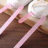 Batons de glace ou Popsicle en Acrylique pailleté rose x10