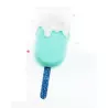 Bâtons de glace ou Popsicle en Acrylique pailleté bleu x10