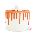 Drip cake icing orange Scrapcooking 130 g