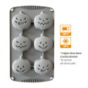 Pumpkins silicone mold - 6 cavities