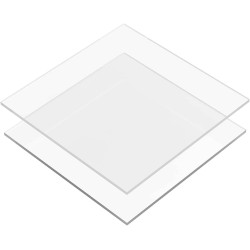 2 plateaux acrylique pour ganache carré