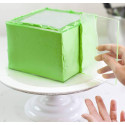 2 square acrylic trays for right angle ganache - 4 sizes