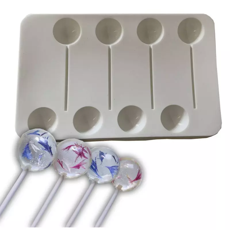 Moule professionnel en silicone Lollypop, 11 pièces