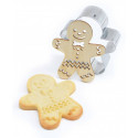 Gingerbread cookie cutter and embosser