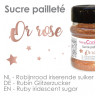 Sucre pailleté Or rose 160g