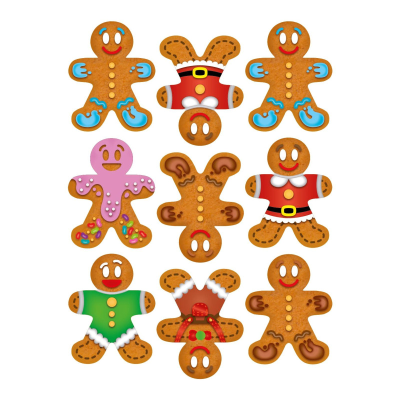 Décorations comestibles gingerbread pour biscuits
