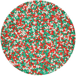 Micro billes couleurs de Noël Funcakes 80 g