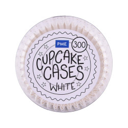 Caissettes à cupcakes blanches -x300