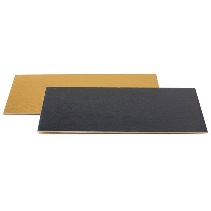 Bandeja rectangular de oro fino 30 x 40 cm