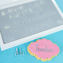 Embossers Letras alfabeto Timeless set Sweet Stamp