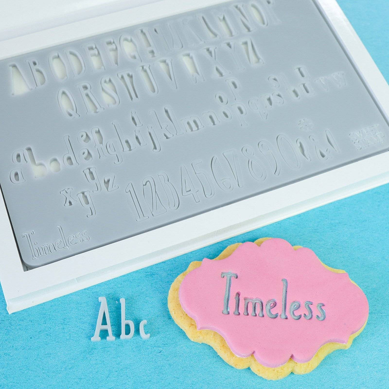 Embossers Letters alphabet Timeless set Sweet Stamp Planète Gateau