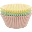 Assorted pastel cupcake cases x75