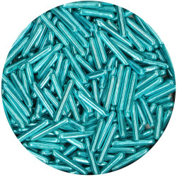 Batonnets en sucre bleu métallique Funcakes 70 g