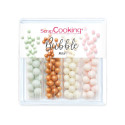 Mix of gold and pastel sugar beads Scrapcooking