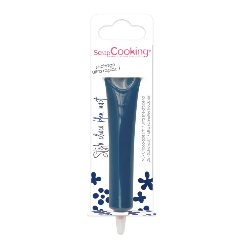 Stylos chocolats Scrapcooking 25 g - divers coloris BLEU NUIT