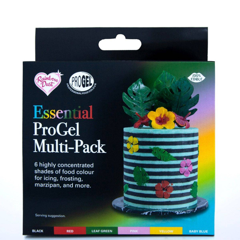 Multi pack Progel Essential Rainbow Dust - x6