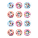 Mini unicorn sugar discs -x12