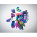 Dream catcher feathers in wafer paper assorted - x23