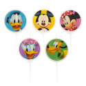 2D Mickey and friends candles x5