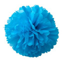 Blue tissue paper tassels 40 and 50 cm x2