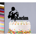 Topper personalized Combat Sports and Boxing cake