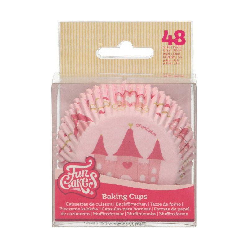 48 caissettes à cupcakes Princesse