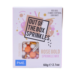 Sprinkles mix Rose gold PME 60 g