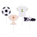 Candles topper Soccer PME x4