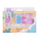 Candles topper tropical PME x5