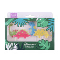 Bougies topper dinosaures PME x4