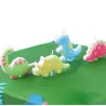 Bougies topper dinosaures PME x4