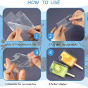 Cajas transparentes para helados Popsicle x10