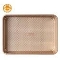 Molde rectangular de oro rosa 34x24 cm