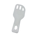 White spatula for chocolate, maryse shape