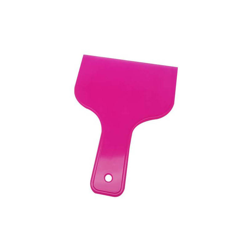 Pink spatula for chocolate 17 cm