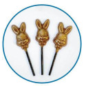 Chocolate mold lollipops Easter bunnies x14 cavities