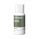 Olive green liposoluble dye Colour Mill 20ml