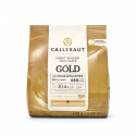 White chocolate with caramel GOLD in gallets from Callebaut 400g