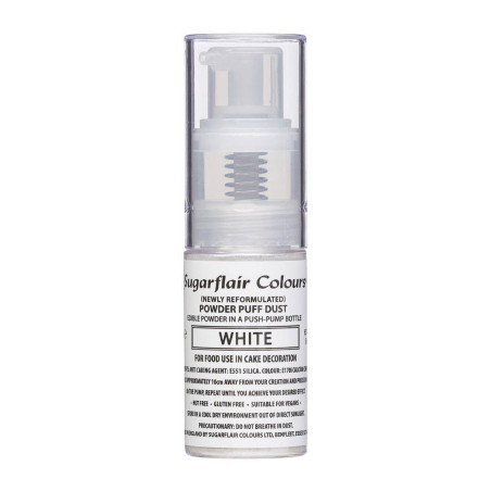 Spray lustrant blanc Sugarflair 10 g
