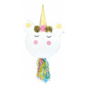Piñata cabeza de unicornio Scrapcooking