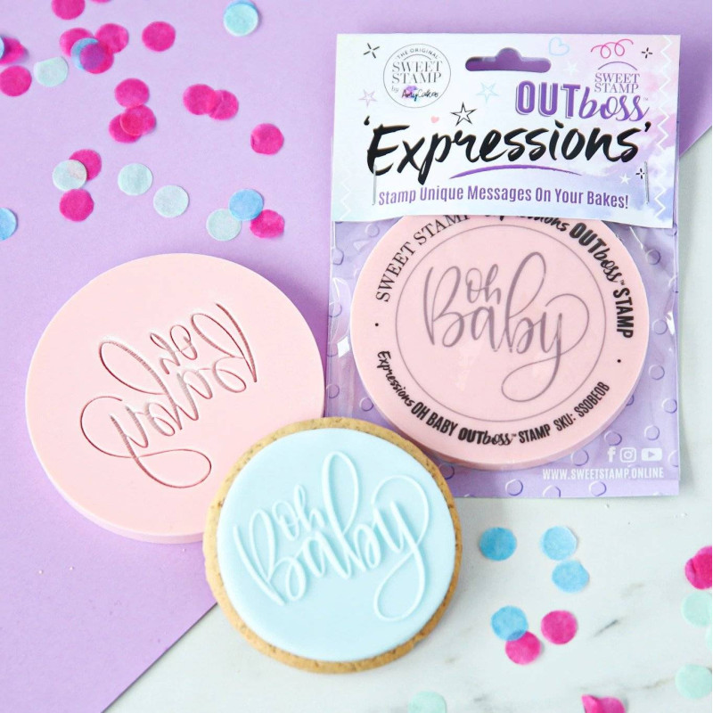 Oh baby Sweet stamp cookie embosser