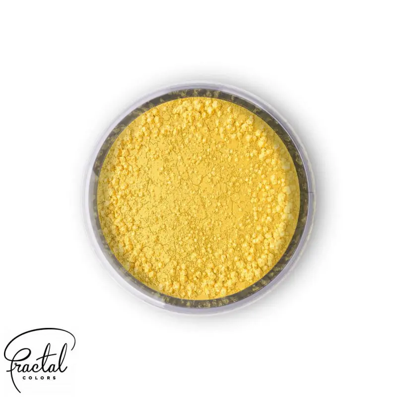 Colorants alimentaires en poudre FRACTAL JAUNE CANARI