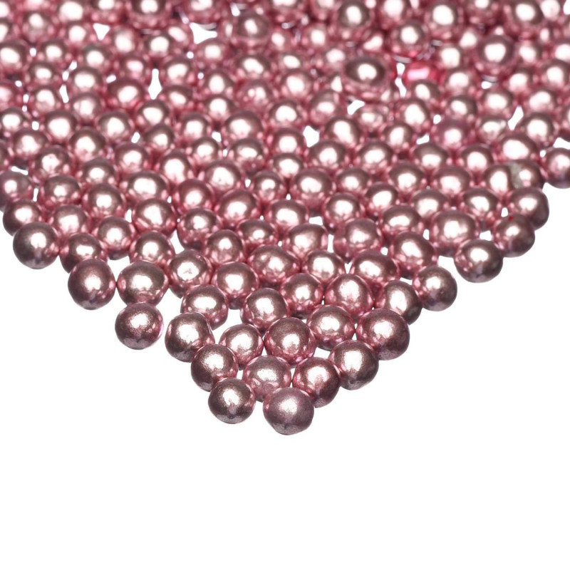 Happy Sprinkles bolas de chocolate rosa metalizado 80 g