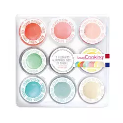 Mini colorants en poudre pastel Scrapcooking x 9