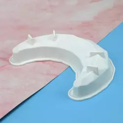 Moule gateau croissant lune origami