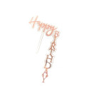 Topper Happy Birthday rosa perpendicular